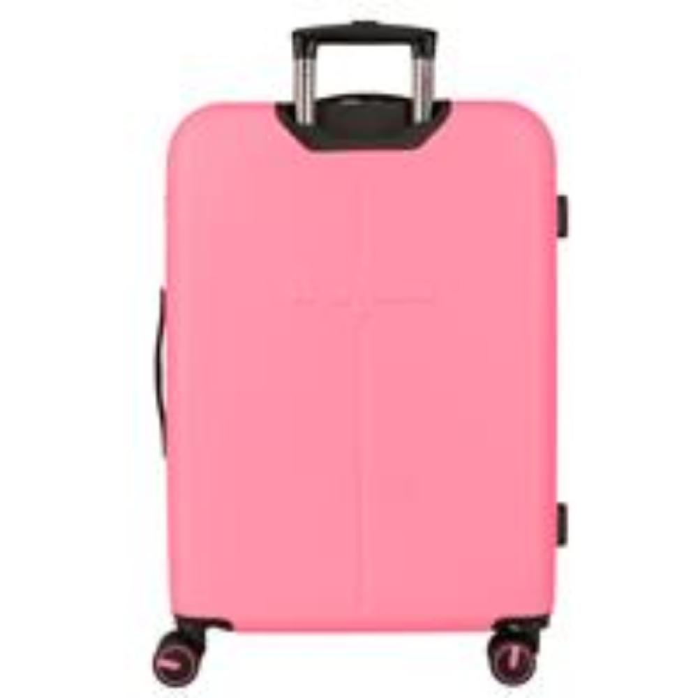 Komplet proširivih ABS kofera 55cm i 68cm PJL Montana pink 75689 - detalj