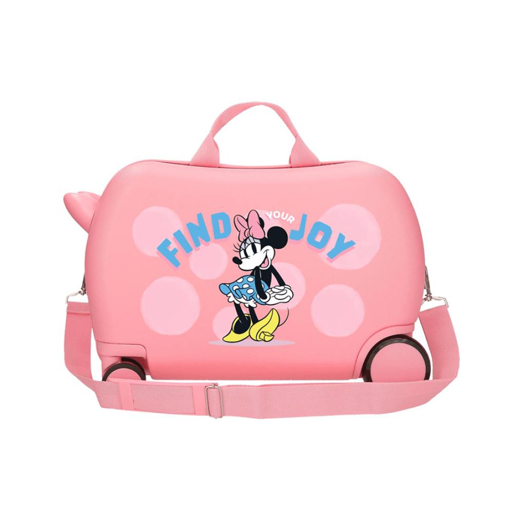 Dečiji kofer za put i vožnju Disney Minnie Find Your Joy pink 47710 - detalj