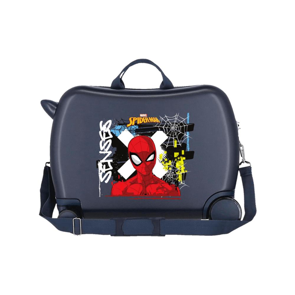 Dečiji kofer za put i vožnju Graffity Of Spiderman navy 42698 - detalj