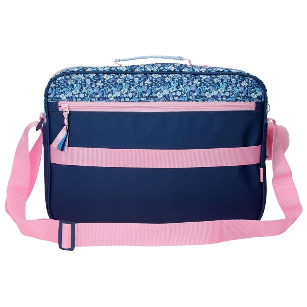 Torba za laptop školska torba 38cm Movom Spring Vibes blue 32653 - detalj