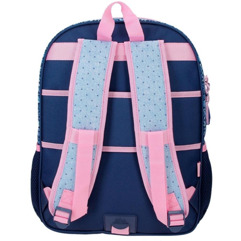 Ranac 38cm za školu Movom Spring Vibes blue 32622 - detalj
