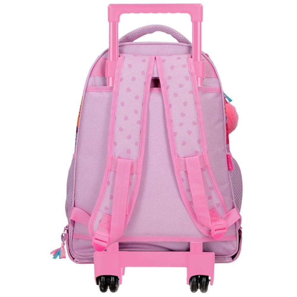 Ranac za školu 43cm sa točkićima Movom Have A Good Day purple 32429 - detalj