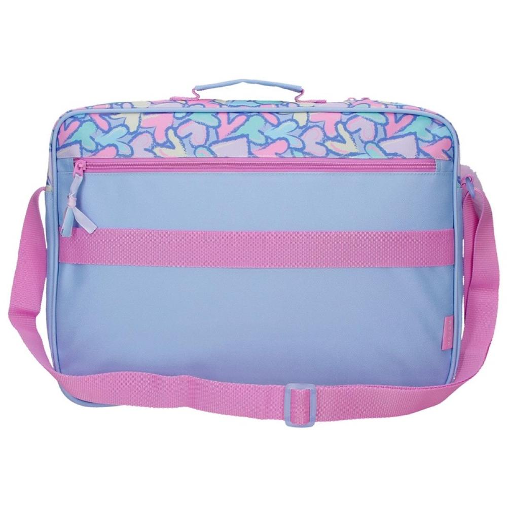 Torba za laptop ili školska torba 38cm Movom Best Wishes purple 32153 - detalj