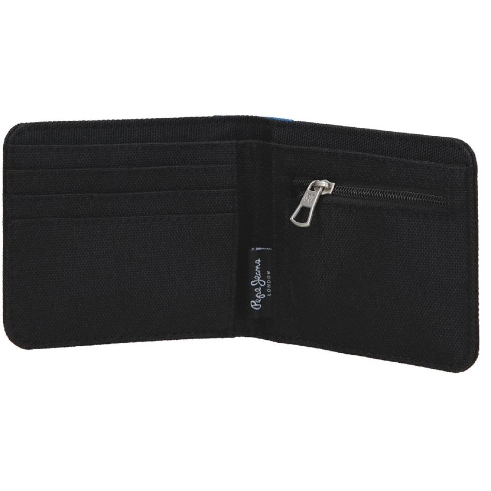 Novčanik na preklop 10.5cm Pepe Jeans Henry black 61582 - detalj