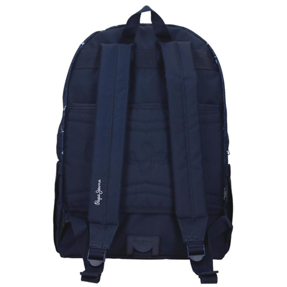 Ranac 44cm za školu i laptop Pepe Jeans Lenay navy 61223 - detalj