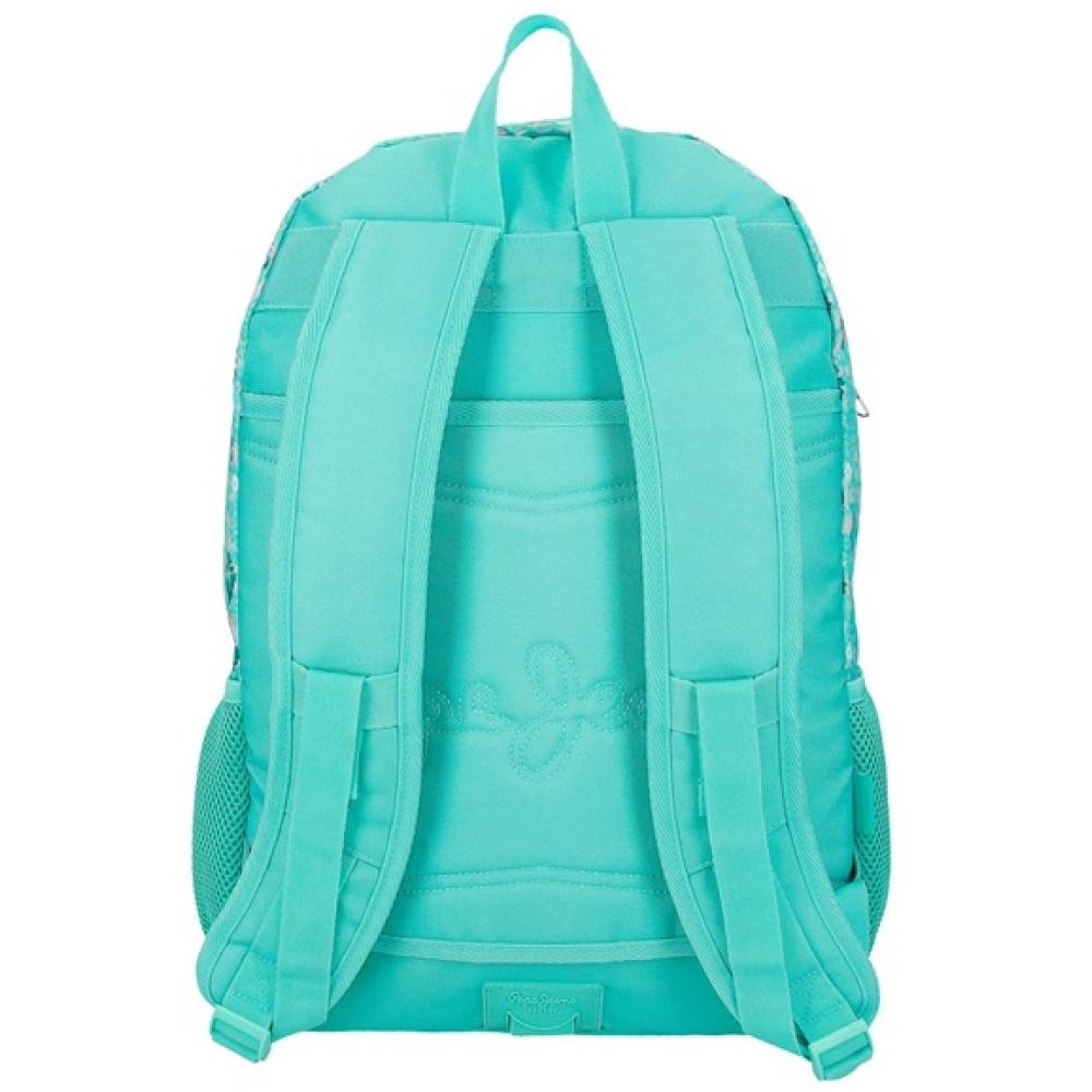 Ranac 44cm za školu Pepe Jeans Sun turquoise 61125 - detalj