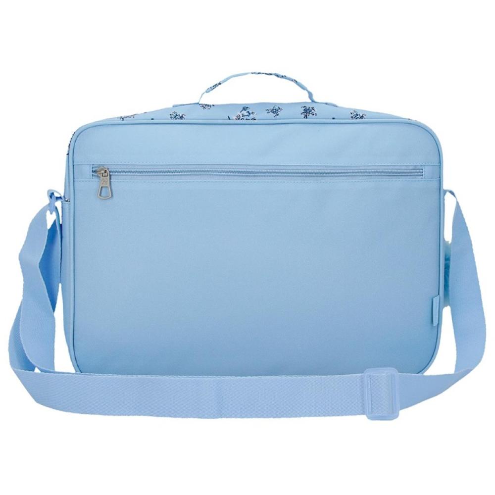 Torba za laptop ili školska torba 38cm PJL Olivia light blue 60853 - detalj