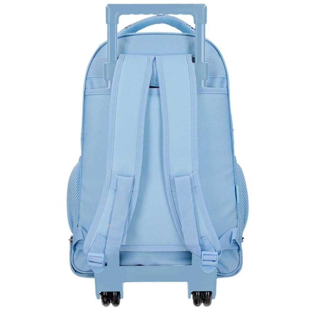 Ranac za školu 43cm sa točkićima Pepe Jeans Olivia light blue 60829 - detalj