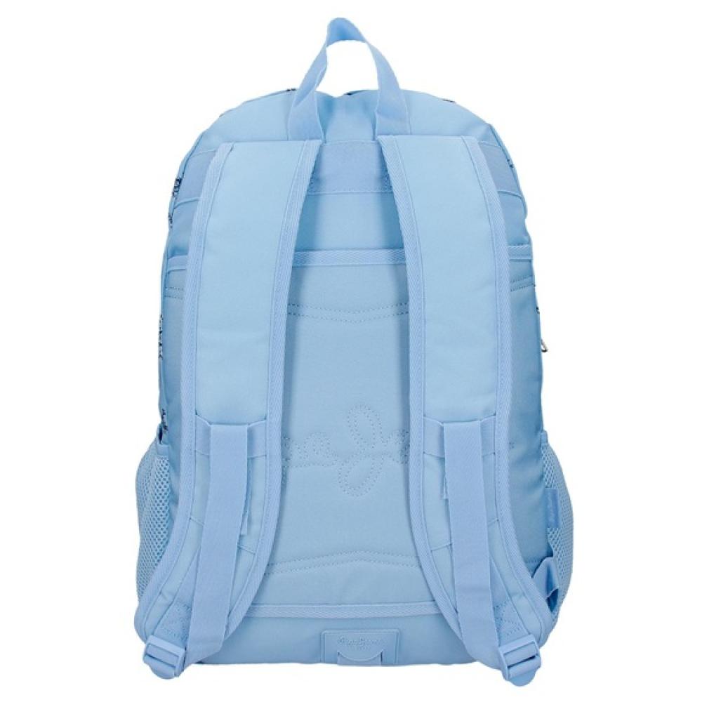 Ranac za školu 44cm Pepe Jeans Olivia light blue 60825 - detalj
