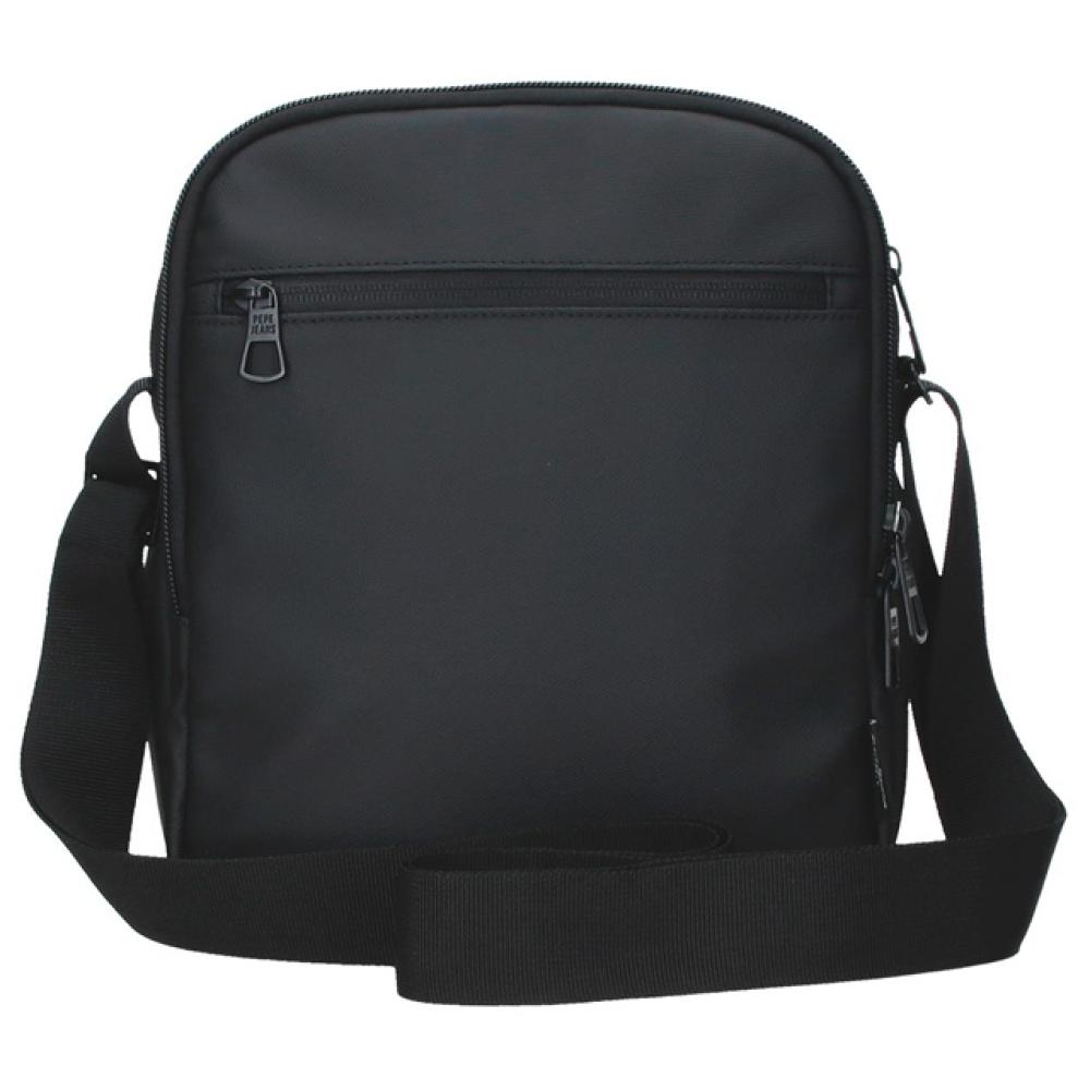 Muška torbica 27cm sa pregradom za tablet Pepe Jeans Durham black 72957 - detalj