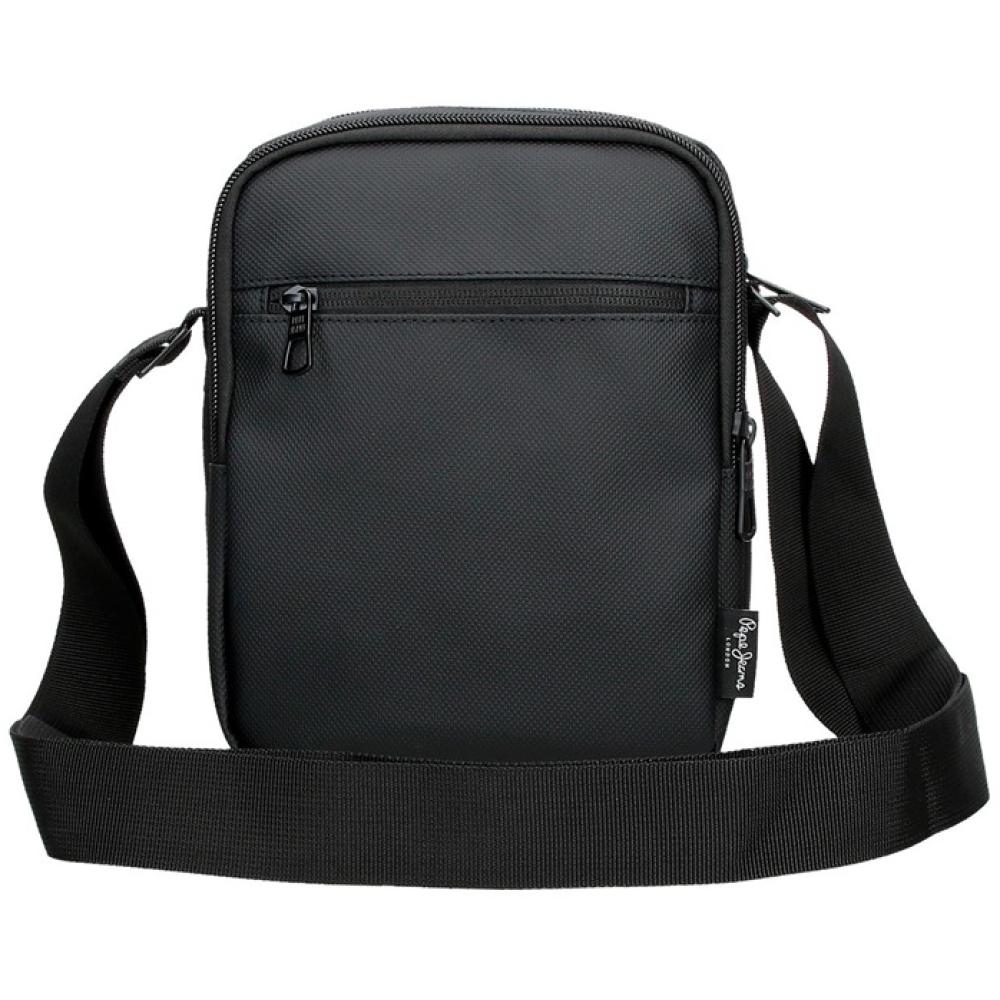 Muška torbica 22cm sa 2 pregrade PJL Dorking black 74655 - detalj