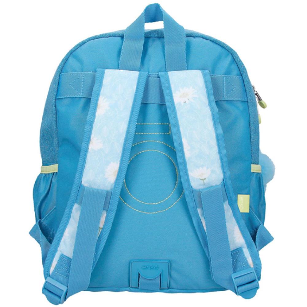 Ranac za devojčice 33cm Enso Happiness blue 99722 - detalj