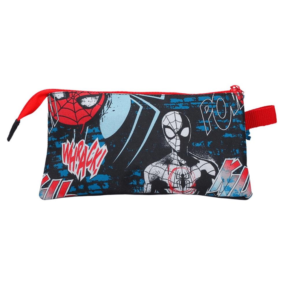 Pernica sa 3 pregrade Spiderman Wall Crawler blue 42743 - detalj