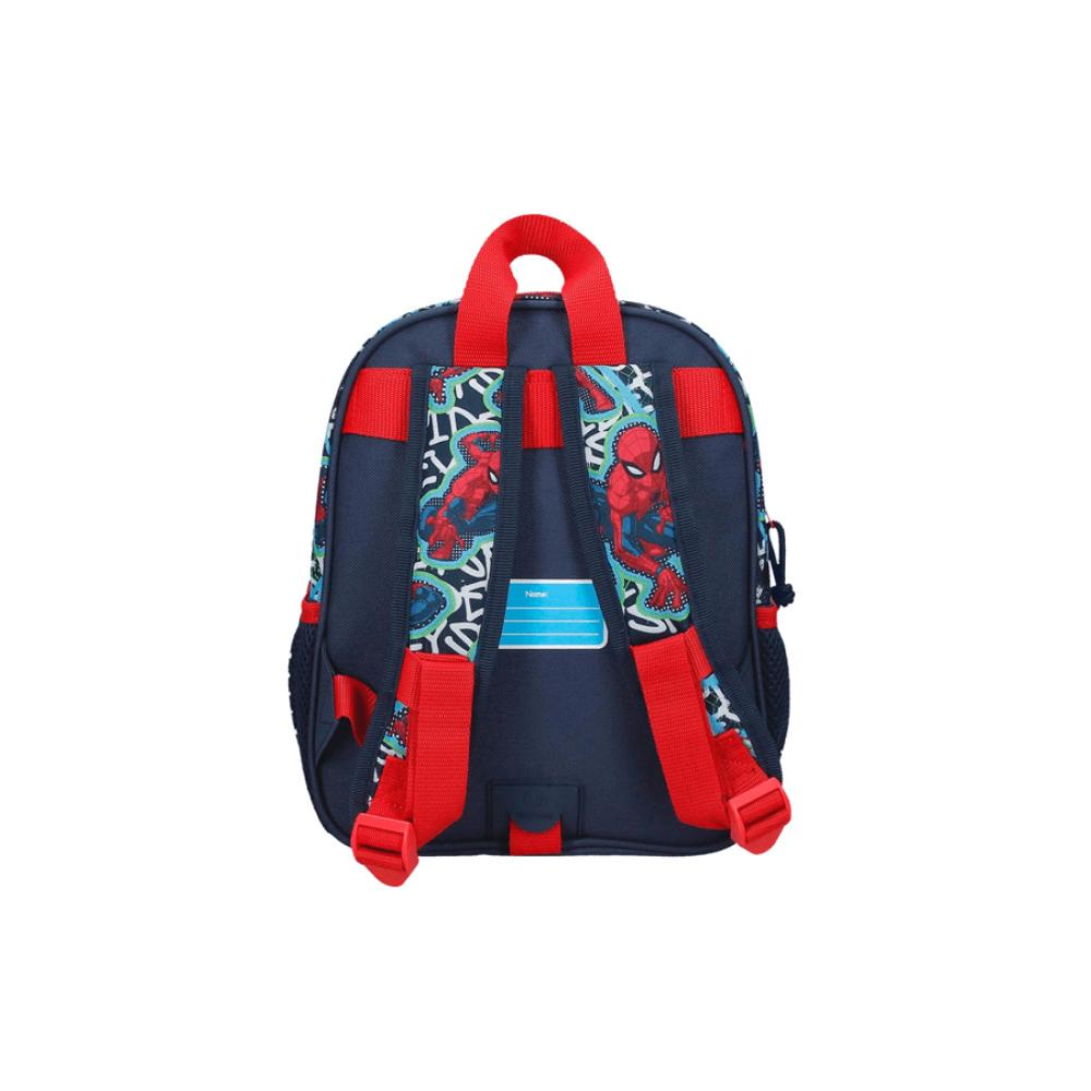 Ranac 28cm za vrtić Marvel Graffity Of Spiderman navy 42621 - detalj