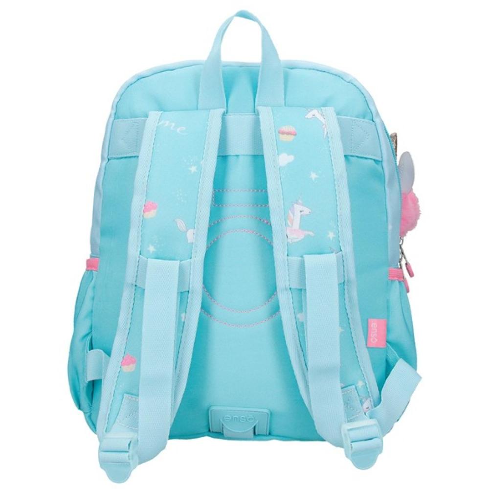 Ranac 33cm za vrtić Enso Unicorn Paradise blue 99422 - detalj