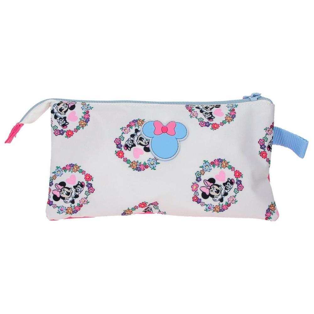 Pernica sa 3 pregrade Disney Minnie Flowers blue 43143 - detalj