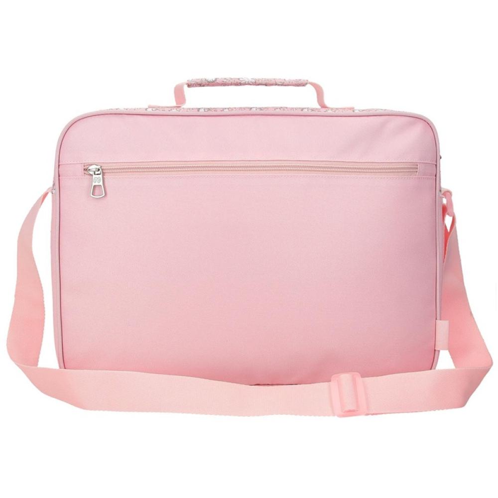 Torba za laptop ili školska torba 38cm PJL Mia light pink 60753 - detalj