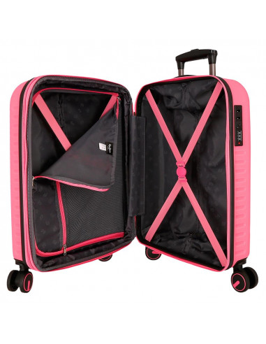 Kofer kabinski proširiv 55 cm Pepe Jeans Evelyin pink 60991 - detalj