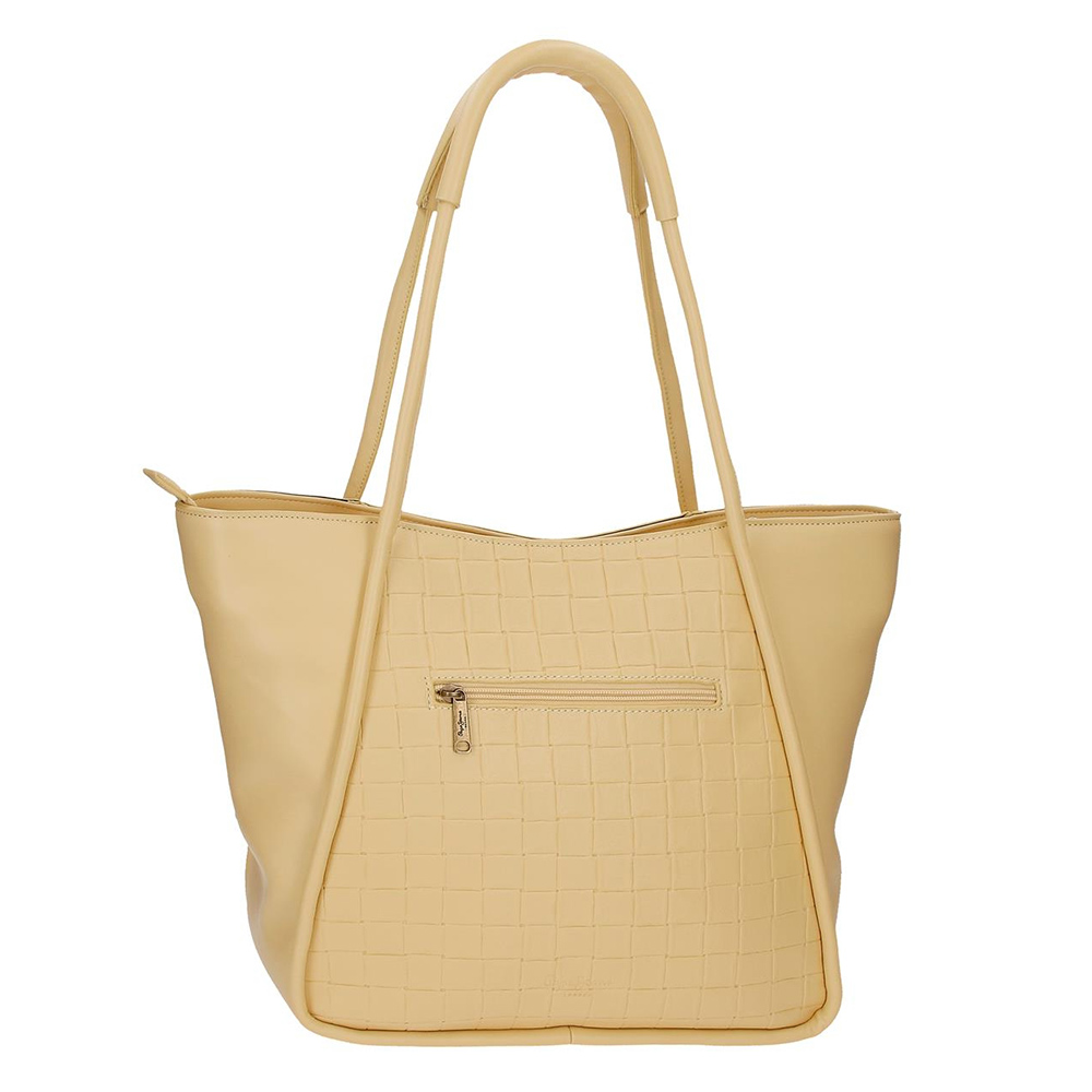 Velika ženska tašna Pepe Jeans Naiara pastel yellow 70975 - detalj