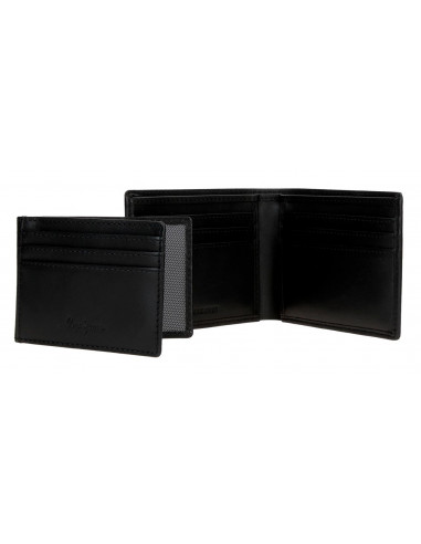 Kožni novčanik za muškarce PJL Luton black 73640 - detalj