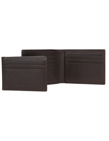 Kožni novčanik za muškarce PJL Luton brown 73640 - detalj
