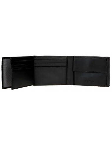Muški kožni novčanik Pepe Jeans Hudson black 73339 - detalj