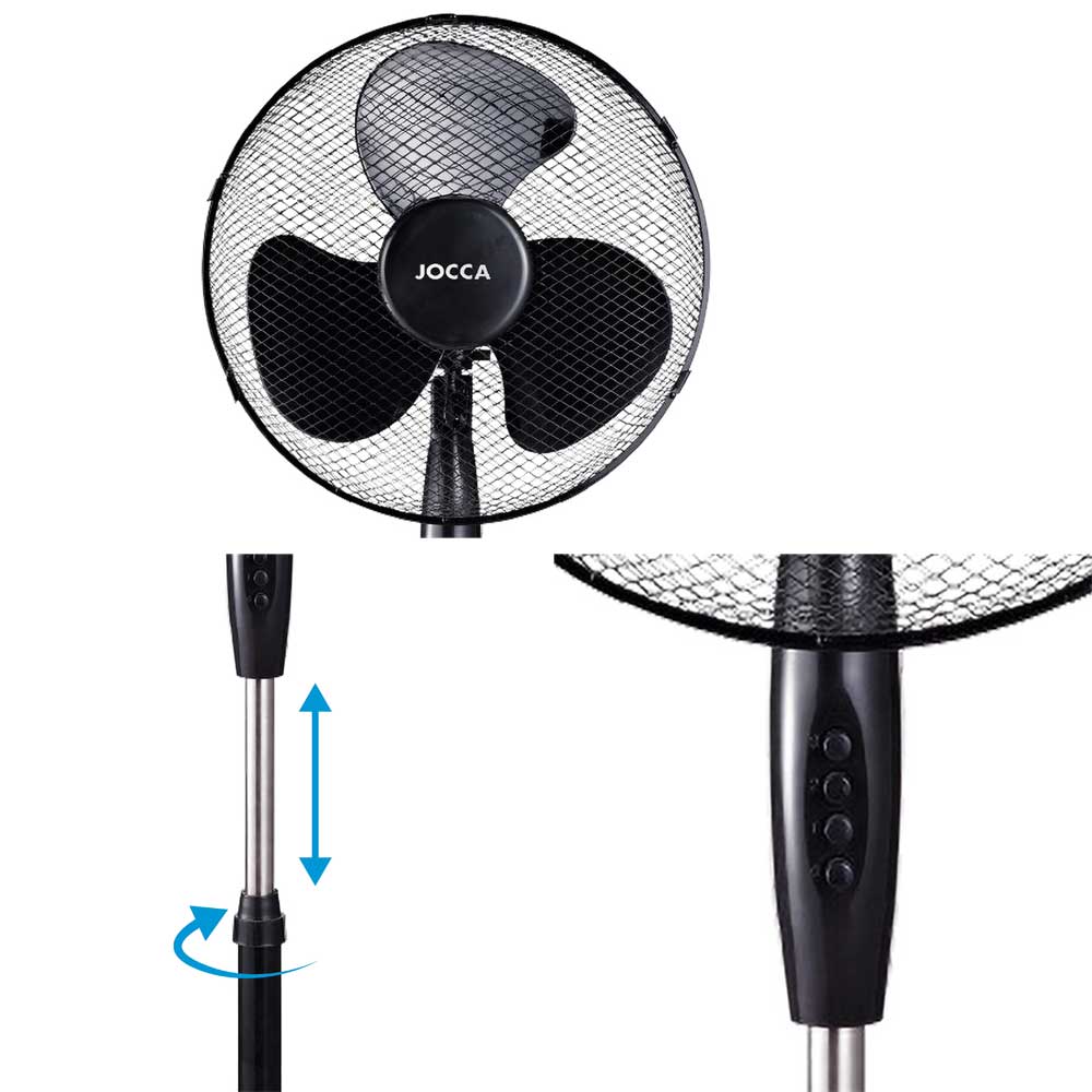 Ventilator Jocca 1463N 40cm 40W Black - detalj