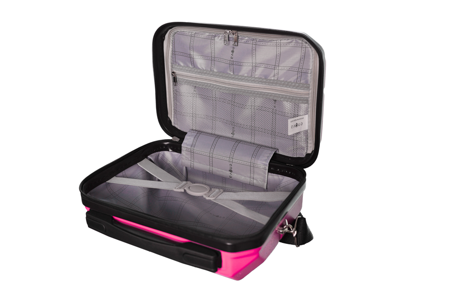 ABS neseser Kofer za šminku Enova Capri pink 524260 - detalj