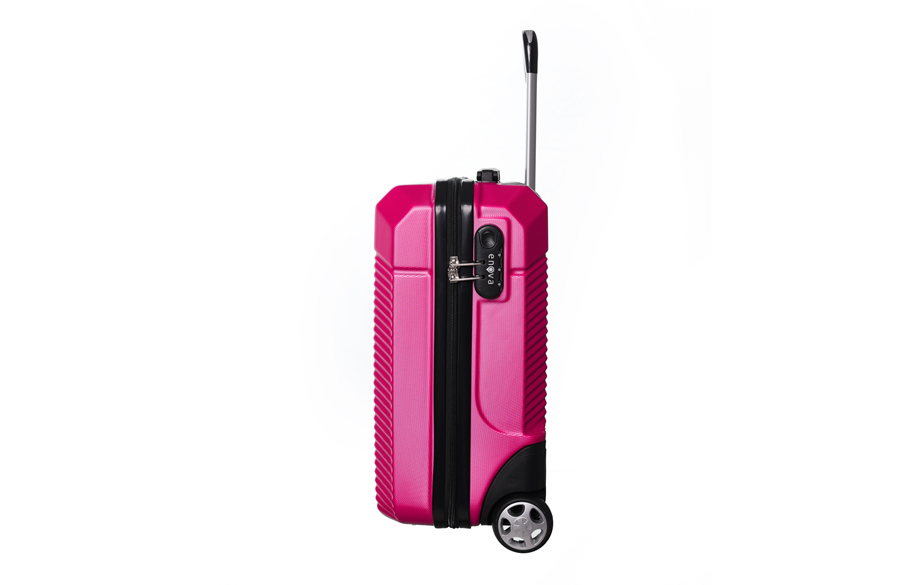ABS putni kabinski kofer 40cm Capri pink Enova 524209 - detalj