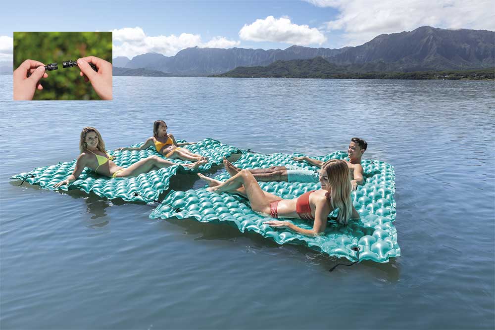 Intex XXL Dušek na naduvavanje za vodu 264x178x6cm 56841 - detalj