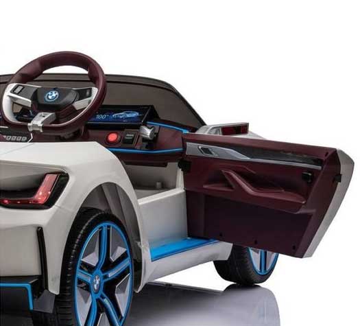 Dečiji automobil na baterije BMW i4 Sa daljinskim upravljačem Beli - detalj