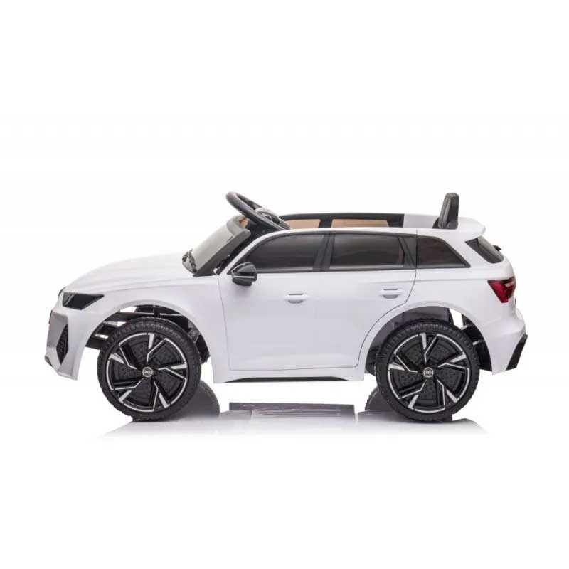 Audi RS6 Licencirani dečiji automobil na baterije Beli - detalj
