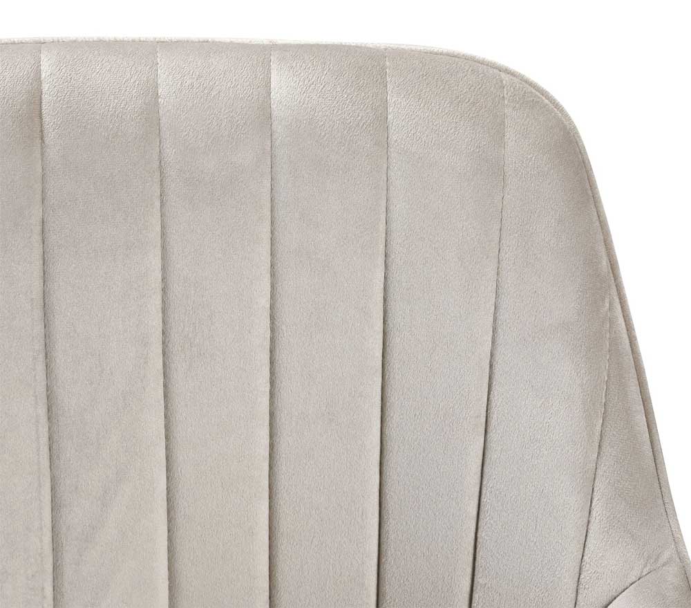 Elegantna trpezarijska stolica Izis Krem - detalj