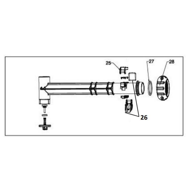 Dihtung gumica za filter motor Intex PureSpa đakuzija - detalj