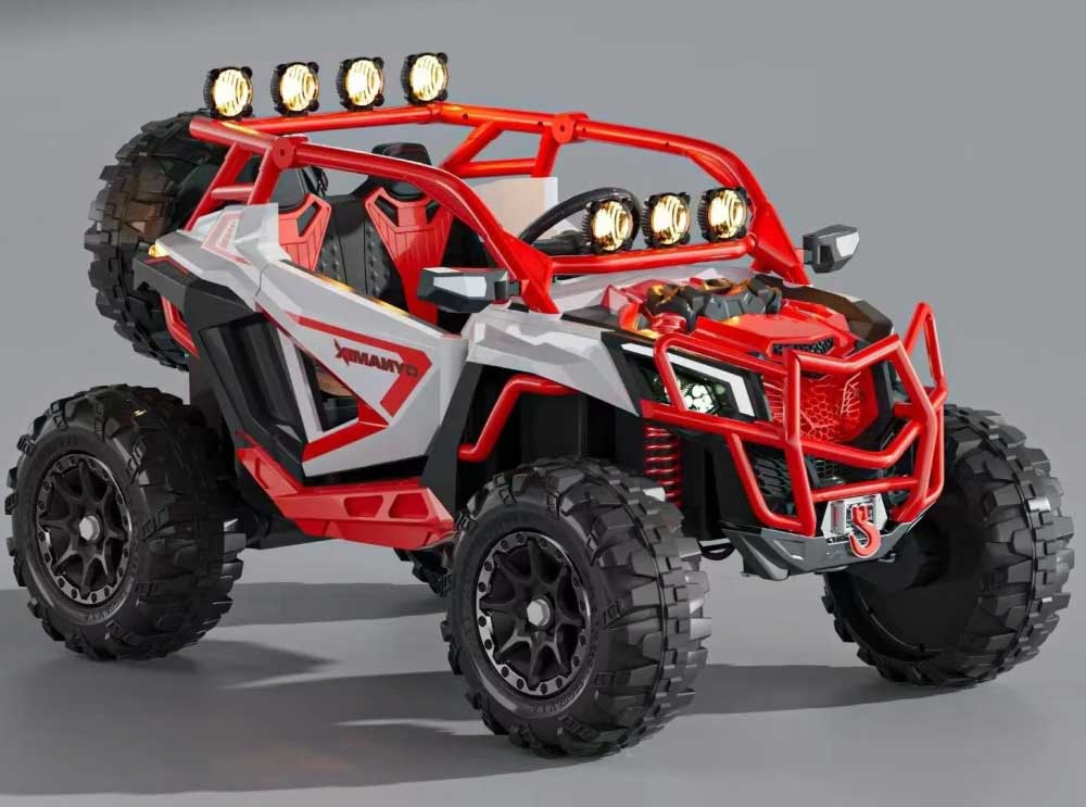 Dečije Off-Road vozilo na akumulator 2209 Crveni - detalj