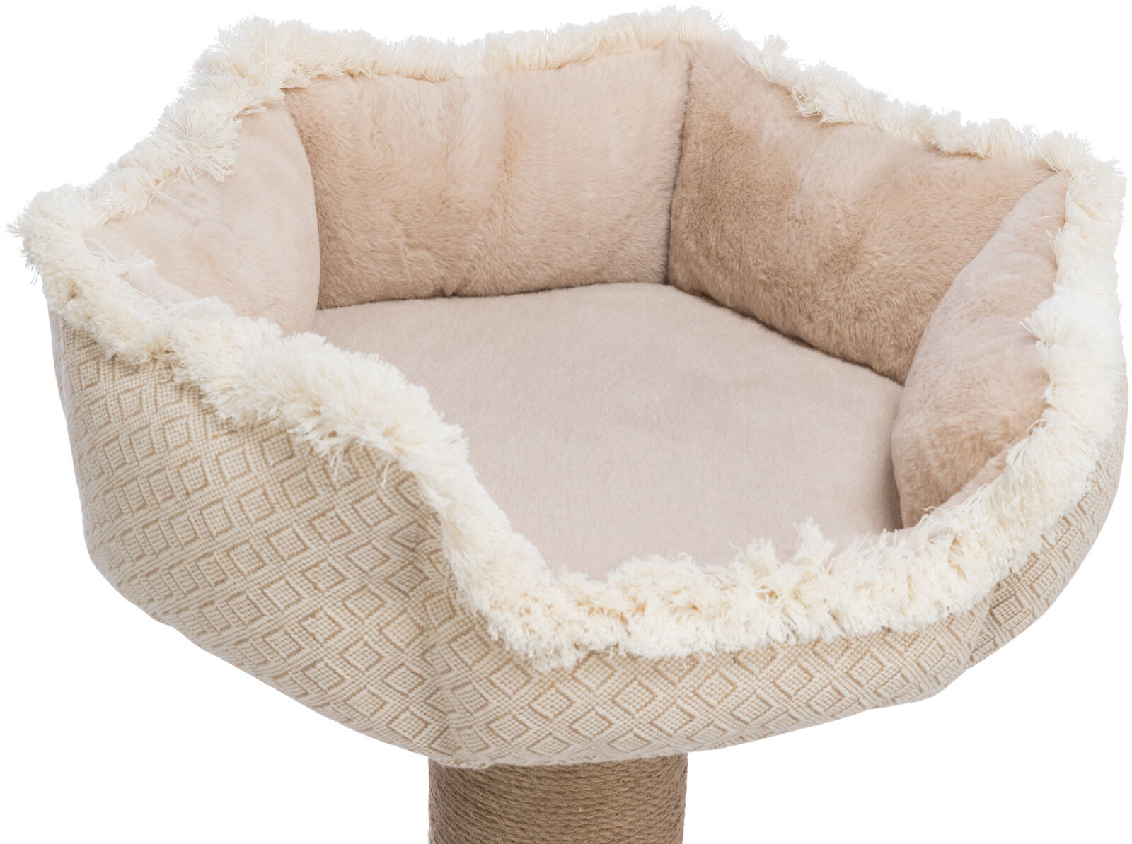 Grebalica za mačke sa krevetom Boho beige 97cm TRIXIE 44716 - detalj