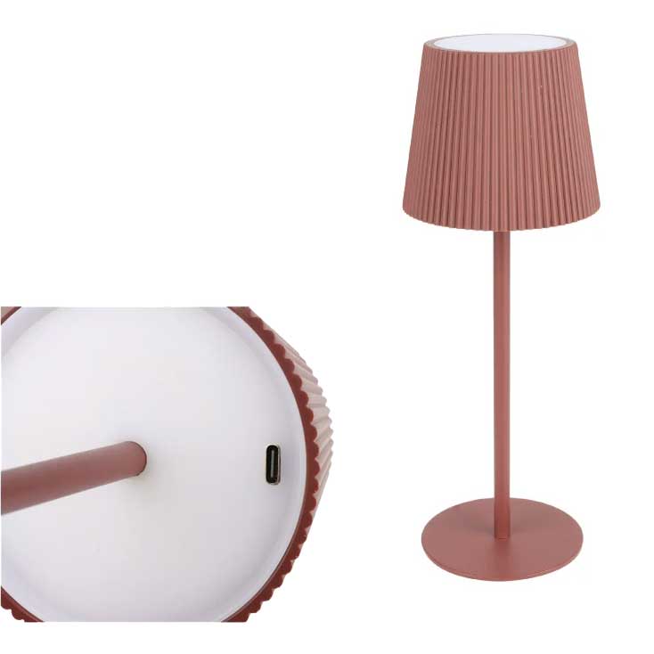 Stona LED lampa sa punjivom baterijom i promenljivom bojom svetla NLS9519 - detalj