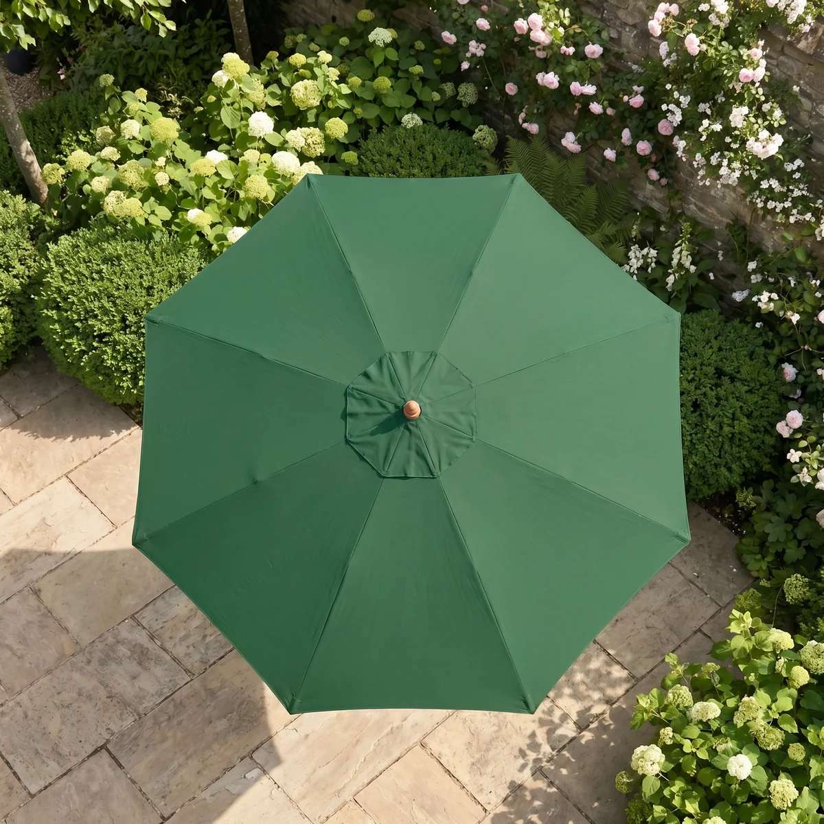 Suncobran Prečnika 210 cm Zeleni - detalj