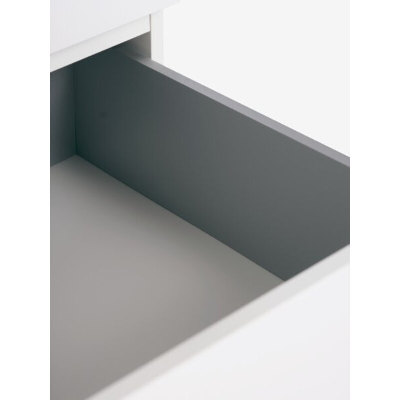 Komoda LIMFJORDEN 4 fioke, bela - detalj