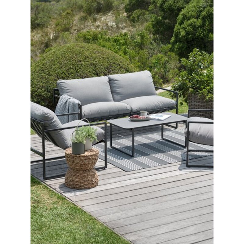 Lounge garnitura RISVEDEN 4os. siva sa stolom - detalj