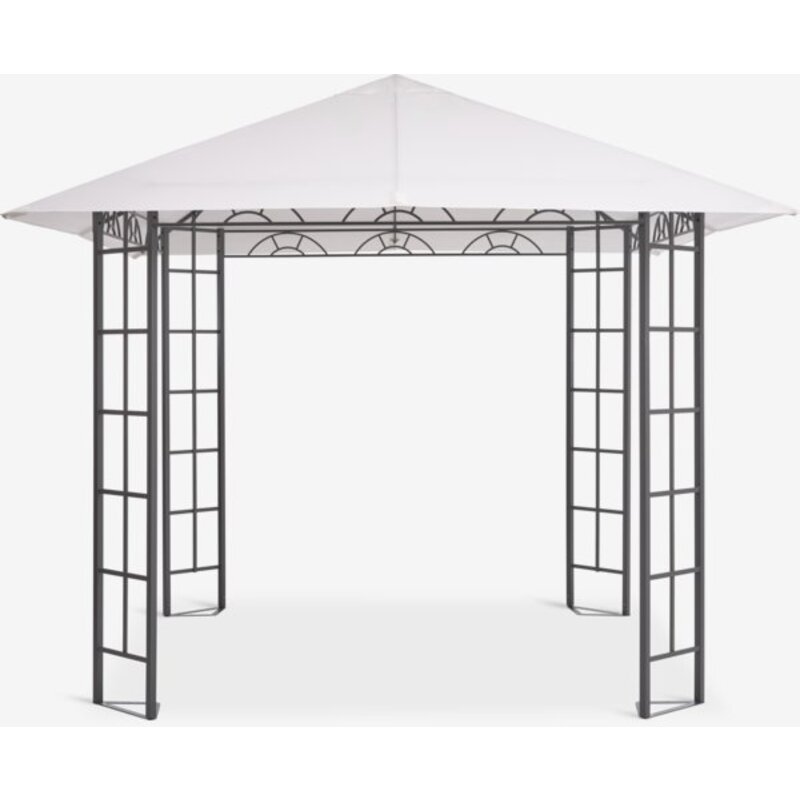 Baštenski paviljon LOFOTEN 3x3m, visina 2,65m, bela boja - detalj