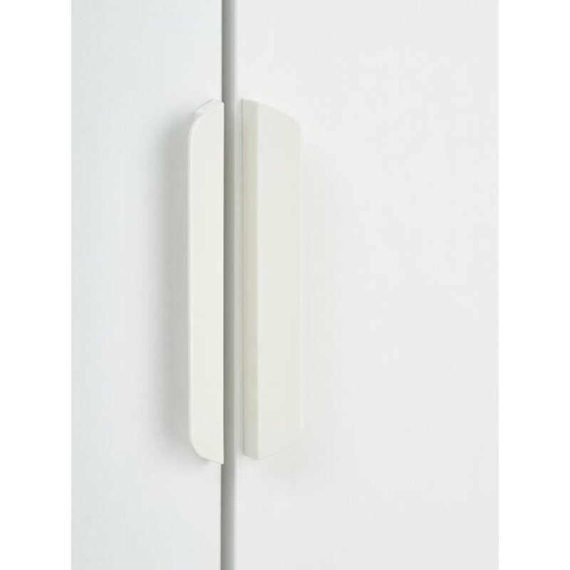 Ormar JENSLEV 144x176 cm, 3 vrata 3 fioke, bela - detalj
