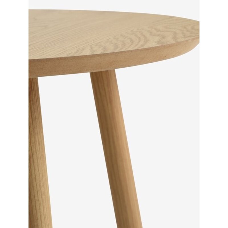Set stočića MUNKEBO Ø55/Ø45 cm, natur hrast - detalj