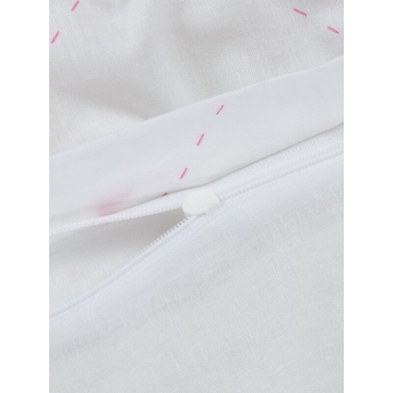 Dečija posteljina HILDUR 140x200 pink roze Jastučnica i jorganska navlaka - detalj