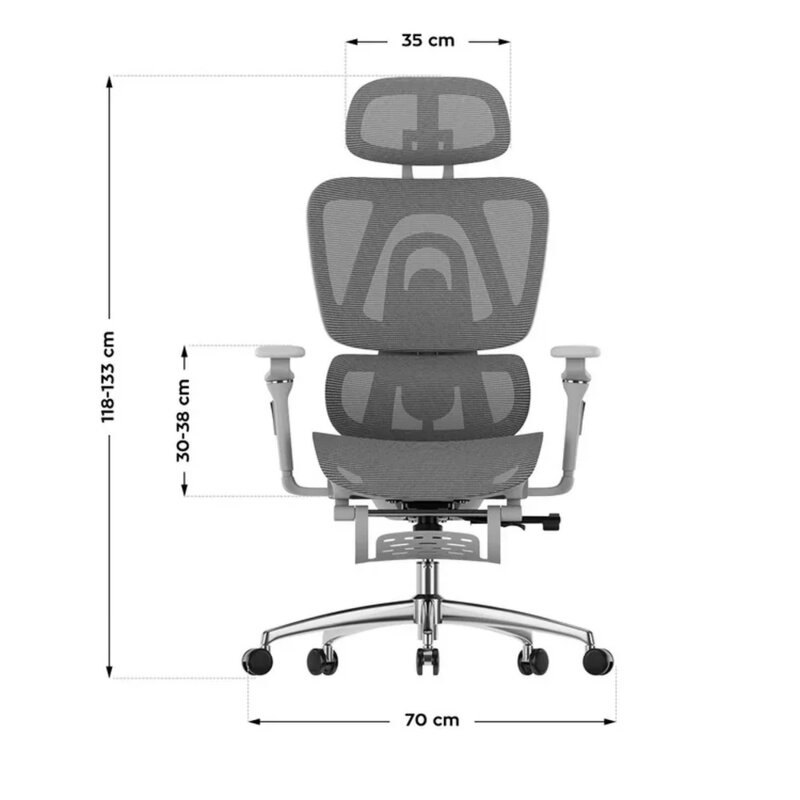 Mark Adler Expert 7.9 Siva ergonomska kancelarijska stolica - detalj