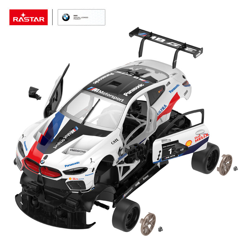 Rastar R/C automobil BMW M8 GTE 1:18 – model za sklapanje - detalj