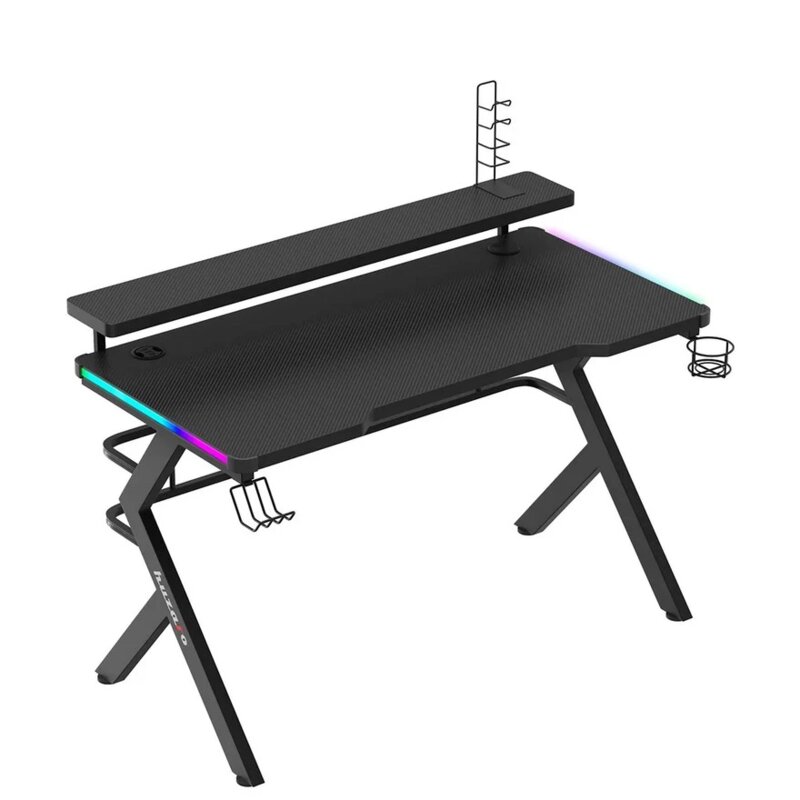 Huzaro Hero 5 RGB Crni Gaming Sto - detalj