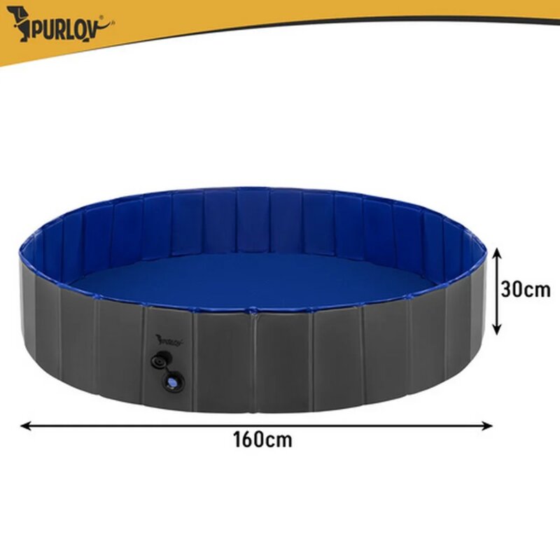 Purlov Sklopivi Bazen za Pse 160x30cm - detalj
