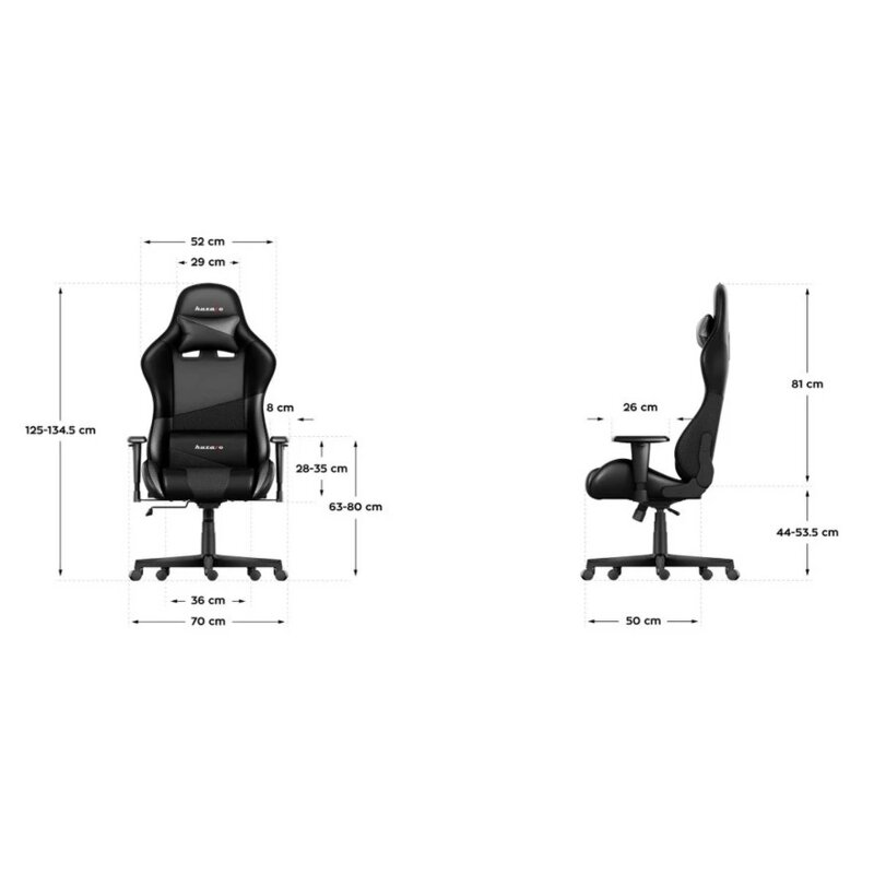 Huzaro Force 6.2 Carbon Gaming stolica - detalj