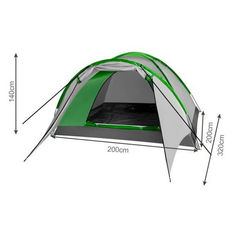 Trizand Kamping Šator 320x200x140cm za 4 Osobe - detalj